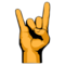 Sign of the Horns emoji on Emojidex